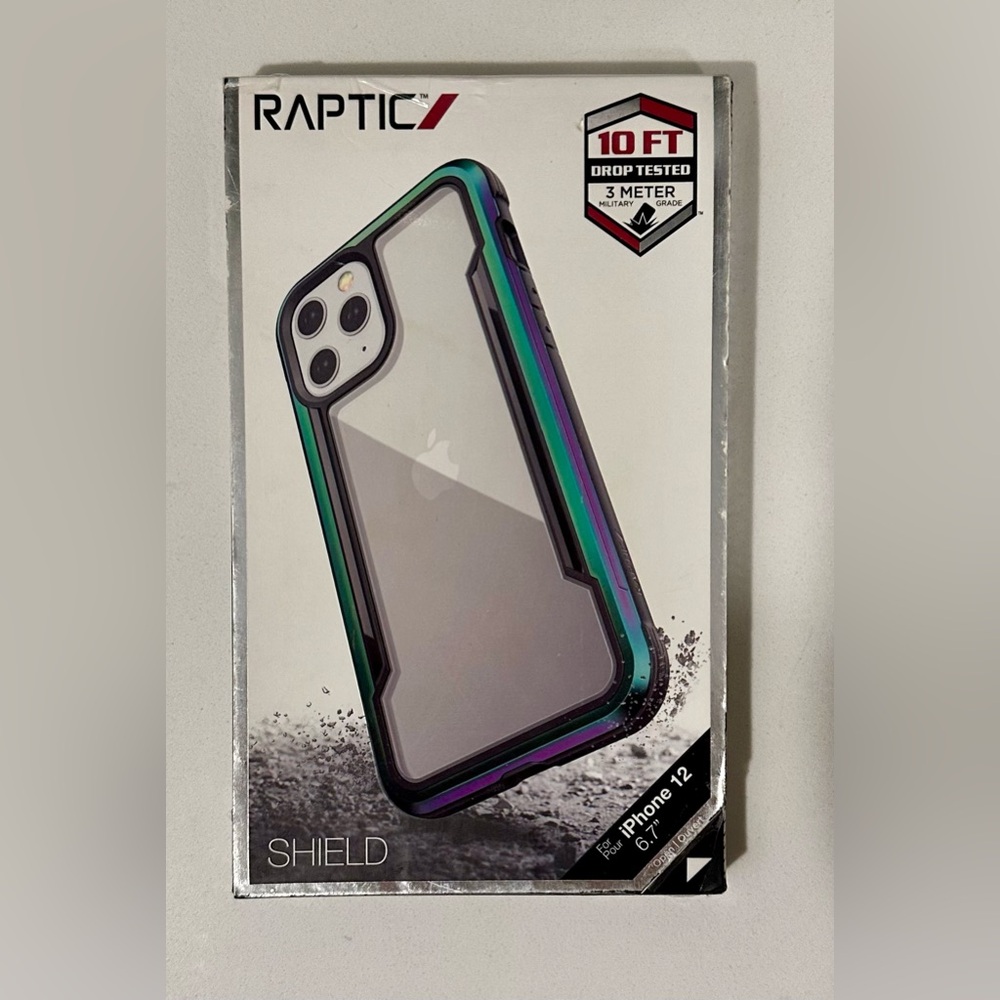 iPhone 12 Iridescent Case SHIELD by Raptic NWT